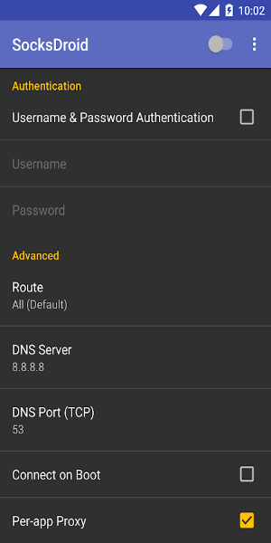 SocksDroid應用截圖第2張
