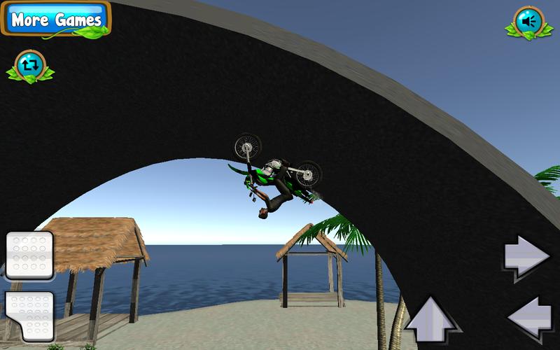 Bike Tricks: Hawaii Trails Screenshot 1