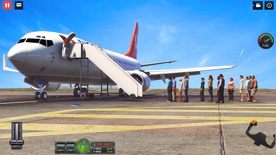 Airbus Simulator Airplane Game Captura de tela 0