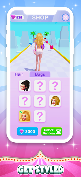 DressUp Run! Mod स्क्रीनशॉट 0