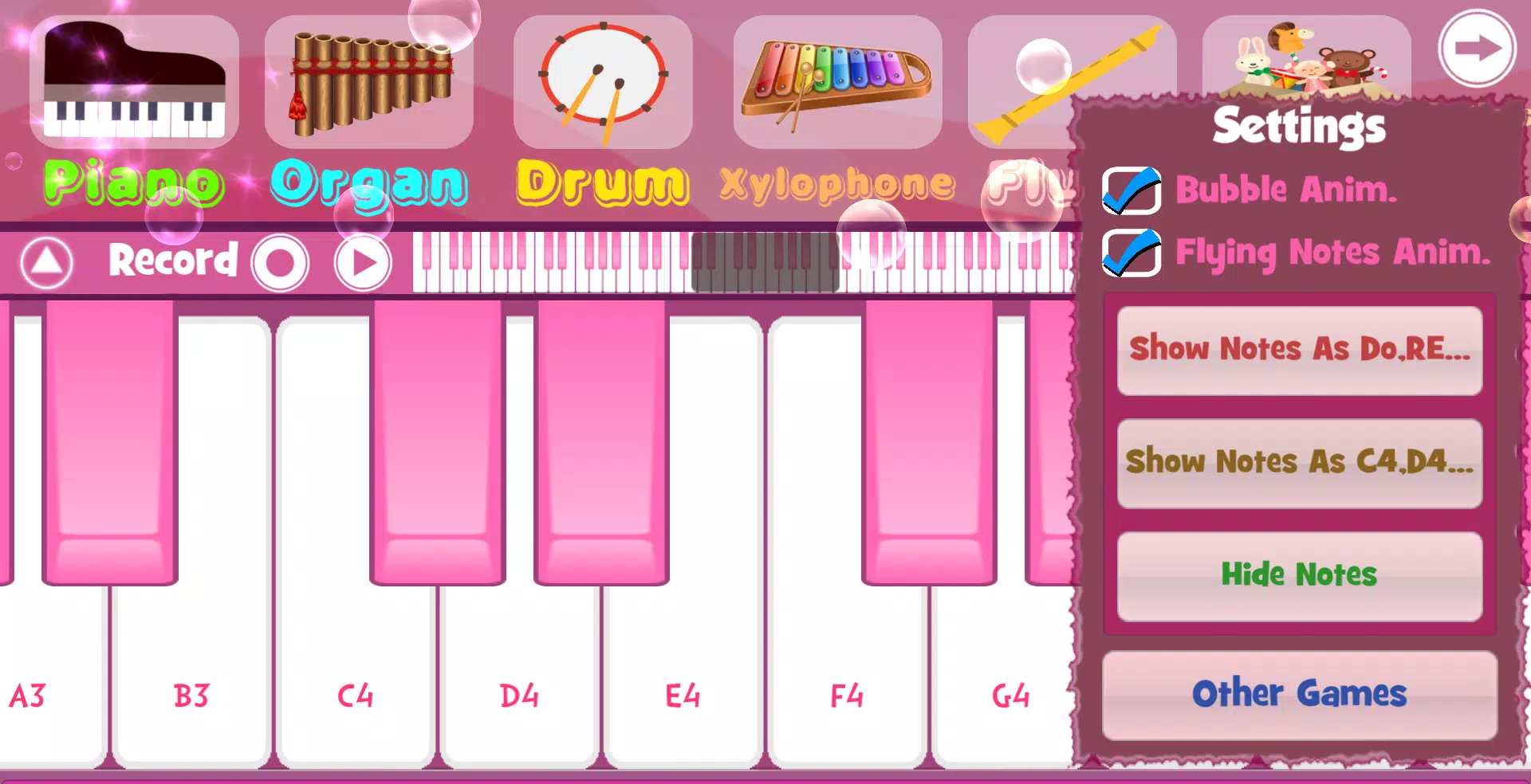 Pink Piano Ekran Görüntüsü 3