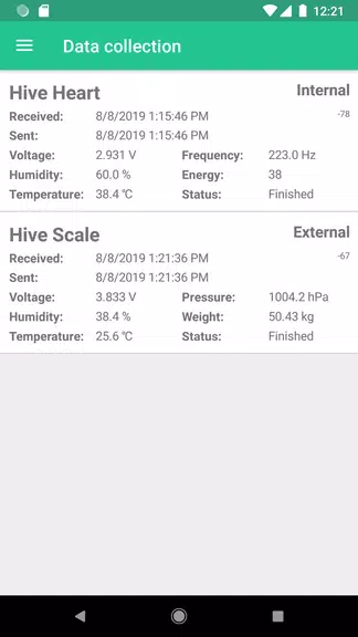 Bee Hive Monitoring Gateway Ảnh chụp màn hình 1