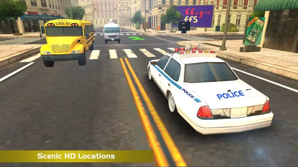 Police Car Sim स्क्रीनशॉट 3