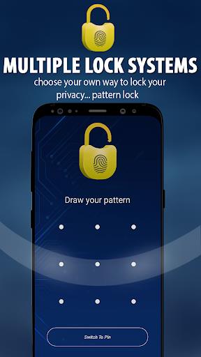 Fingerprint Lock ,Pattern lock,App Lock,Call lock 스크린샷 1