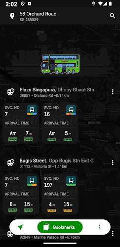 SG Bus Arrival Times Tangkapan skrin 1