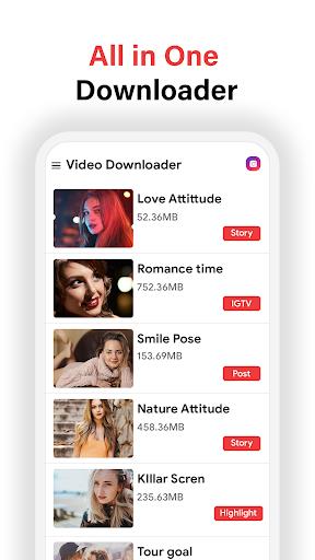 Real Video Player & Downloader ภาพหน้าจอ 1