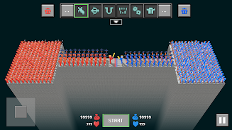 Blocky Ragdoll Battle Ekran Görüntüsü 1