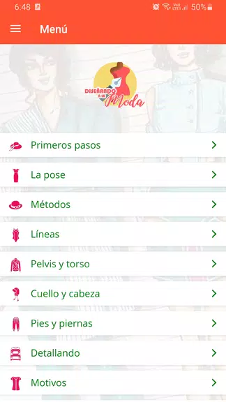 Curso de diseño de moda ဖန်သားပြင်ဓာတ်ပုံ 0