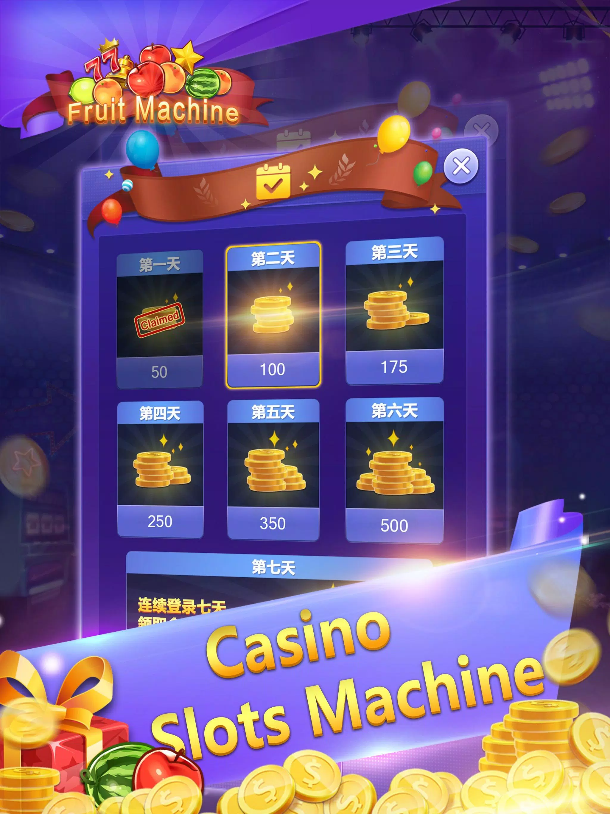 Fruit Machine - Mario Slots Schermafbeelding 1