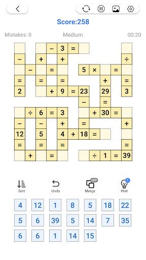 Math Number: Cross Math Puzzle ဖန်သားပြင်ဓာတ်ပုံ 3