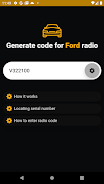 Ford radio code generator Capture d'écran 2