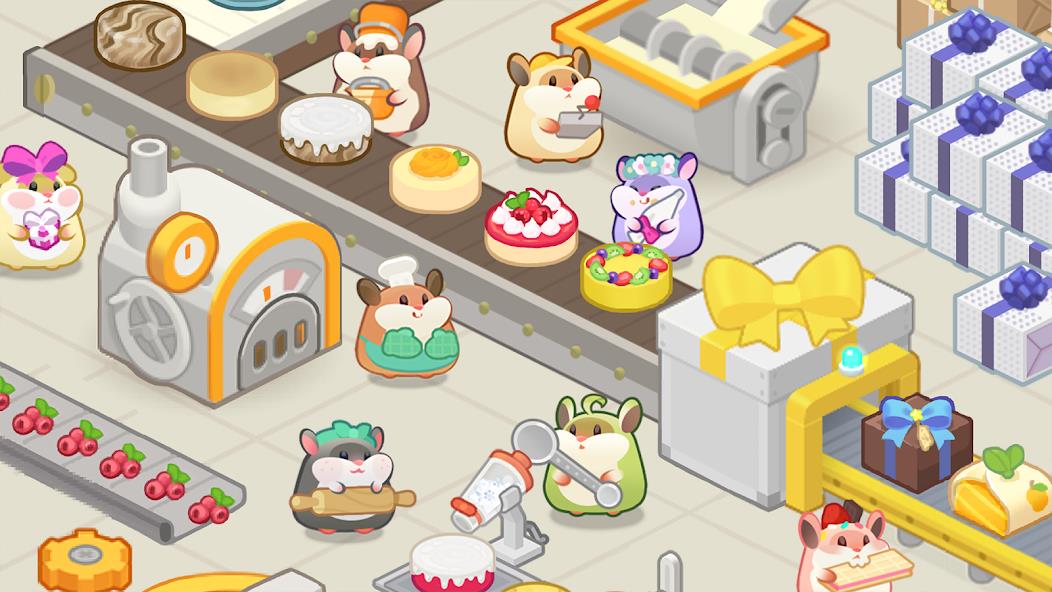 Hamster cake factory Mod ဖန်သားပြင်ဓာတ်ပုံ 0