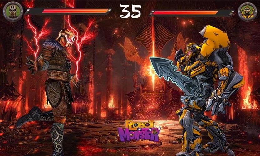 Monster vs Robot Extreme Fight স্ক্রিনশট 1