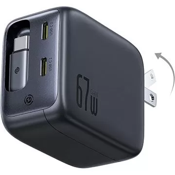 Amazonプライムデー前にBaseus Enercore 67W壁面充電器（内蔵USBケーブル付き）が38%オフで販売