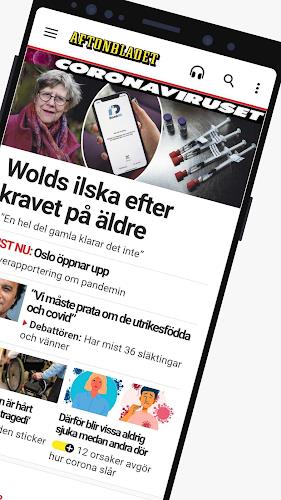 Aftonbladet Nyheter Ekran Görüntüsü 1