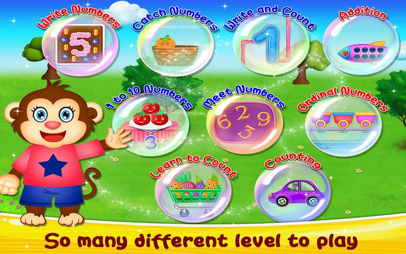 Baby Numbers Learning Game Captura de tela 1