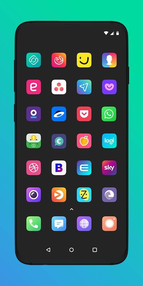 Borealis - Icon Pack Mod ဖန်သားပြင်ဓာတ်ပုံ 2