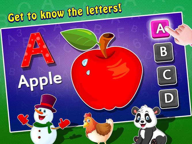 ABC Learning Game ဖန်သားပြင်ဓာတ်ပုံ 1