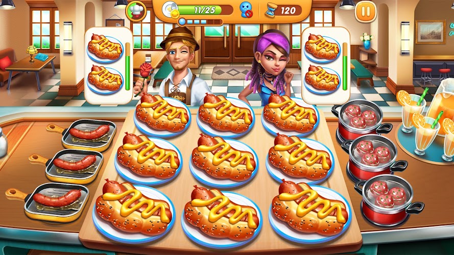 小鎮大廚 (Cooking City) - 瘋狂餐廳之旅應用截圖第3張