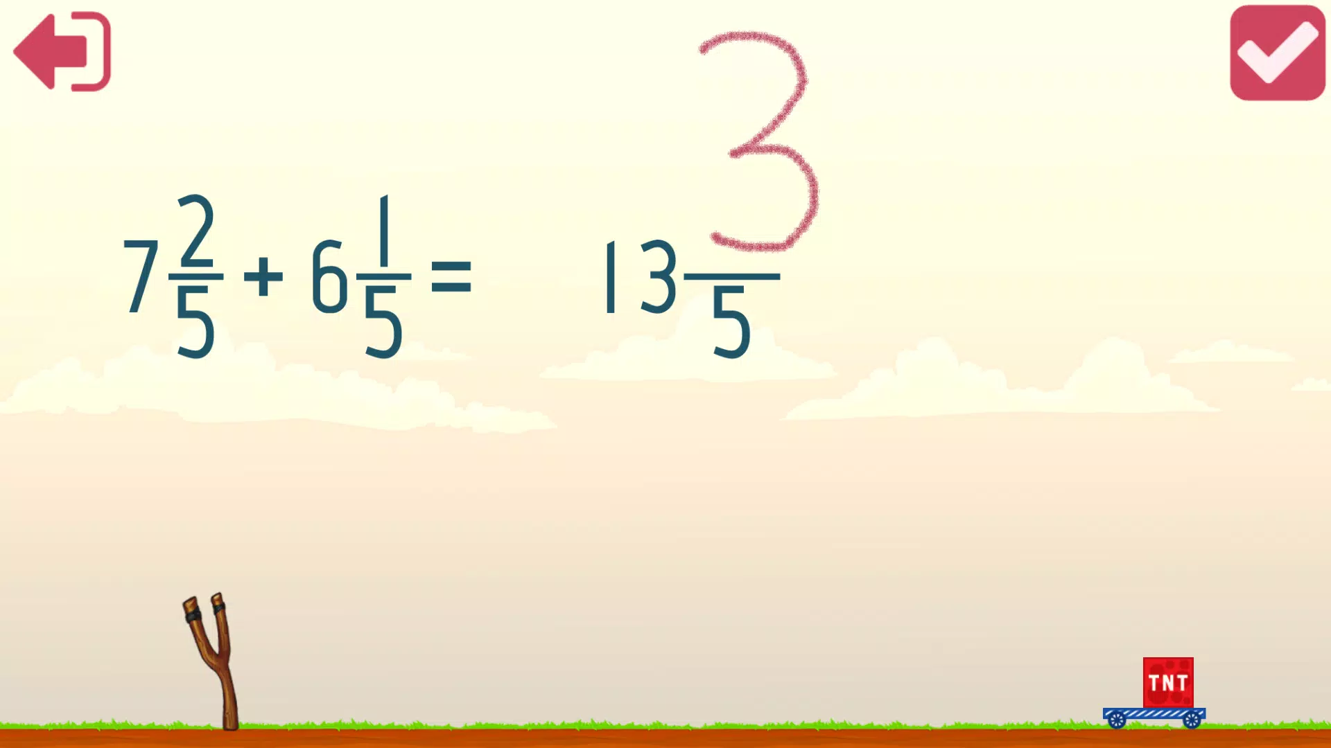 Fractions and mixed numbers Tangkapan skrin 3