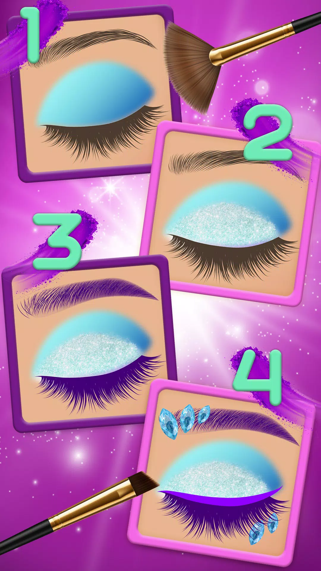 Eye makeup for girls Captura de tela 3