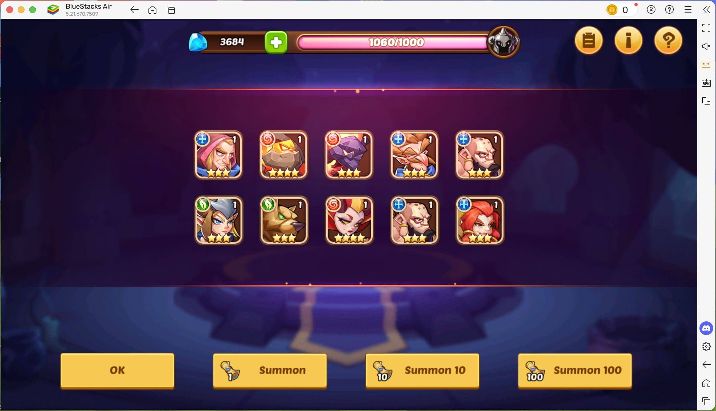 Tingkatkan Pengalaman Heroes Idle Anda Dengan Bermain Pada Peranti Mac Dengan Bluestacks Air