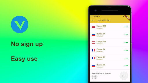 VPN Light - Easy use Скриншот 1