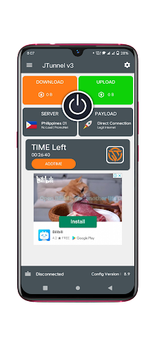 JTunnel v3 - Fast & Secure VPN ภาพหน้าจอ 1