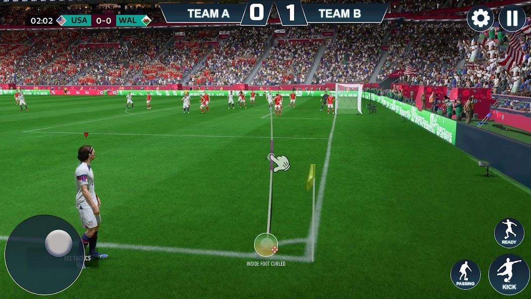 Real League Soccer Offline Mod Ảnh chụp màn hình 1