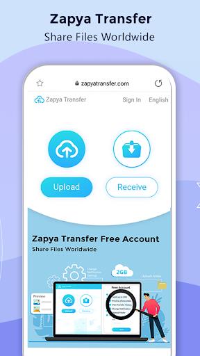 Zapya - File Transfer, Share スクリーンショット 0