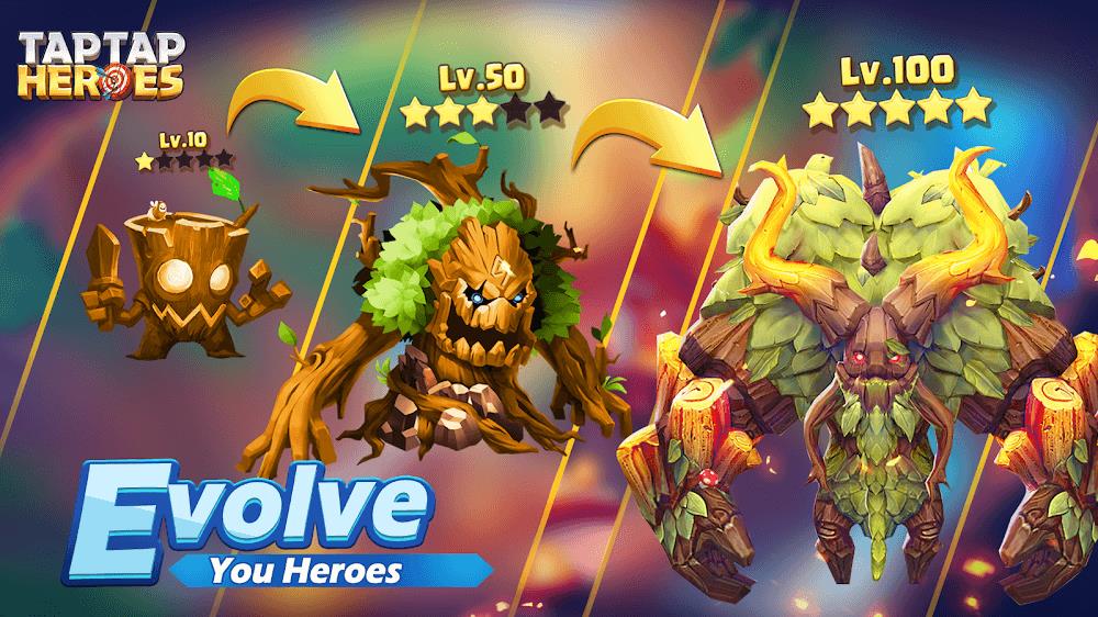 Taptap Heroes:ldle RPG Captura de tela 1