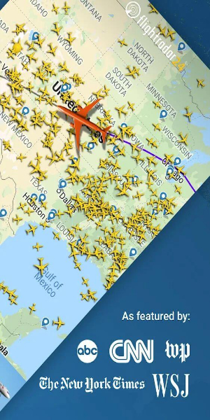 Flightradar24 Flight Tracker स्क्रीनशॉट 1