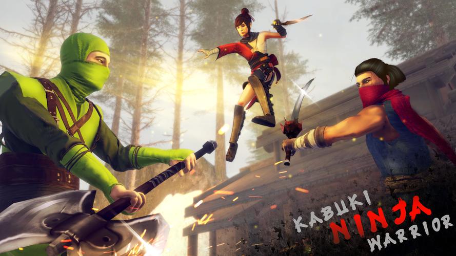 Ninja Shadow Fighting Games 3D ဖန်သားပြင်ဓာတ်ပုံ 1