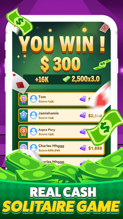 Solitaire Clash-Win Cash スクリーンショット 2