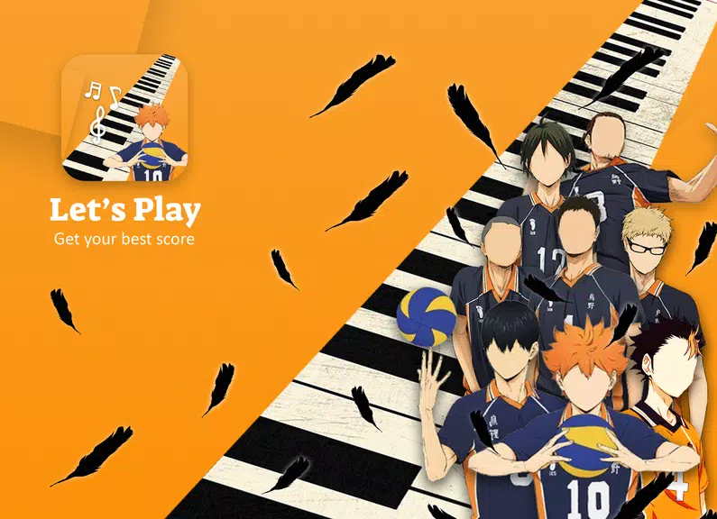 Game Haikyuu Piano Tiles Ảnh chụp màn hình 0