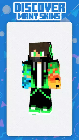 Neon Squad Skin Minecraft ภาพหน้าจอ 1