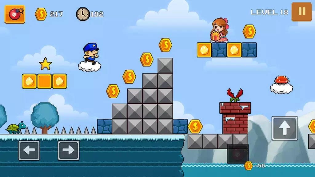 Super Dan's World - Run Game Schermafbeelding 2