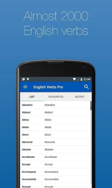 English Verb Conjugator Pro স্ক্রিনশট 3