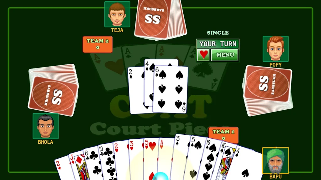 Card Game Coat : Court Piece Screenshot 3