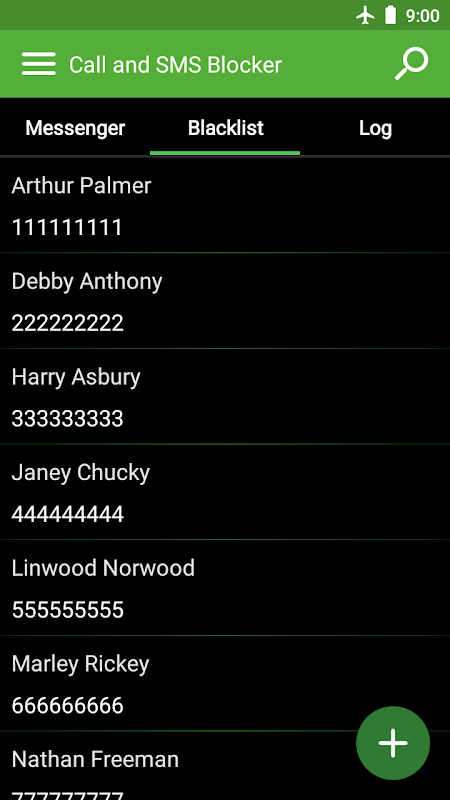 Call & SMS Blocker - Blacklist Ảnh chụp màn hình 3