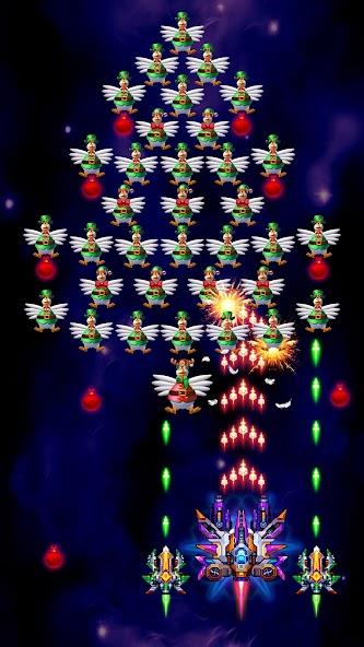 Galaxiga Arcade Shooting Game Mod Schermafbeelding 2