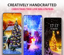 Christmas Tree Live Wallpaper 스크린샷 1