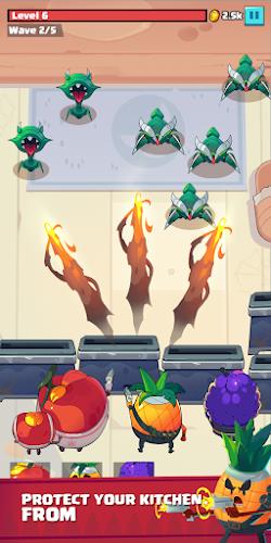 Fruit War: Idle Defense Game স্ক্রিনশট 0