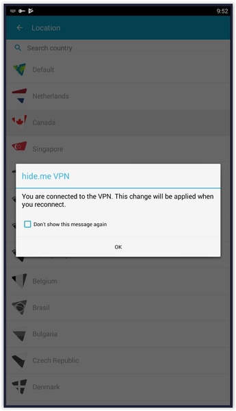 hide.me VPN Screenshot 2