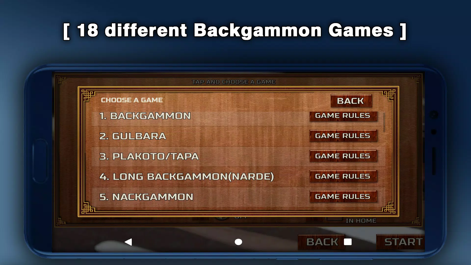 Backgammon Games : +18 Captura de pantalla 1