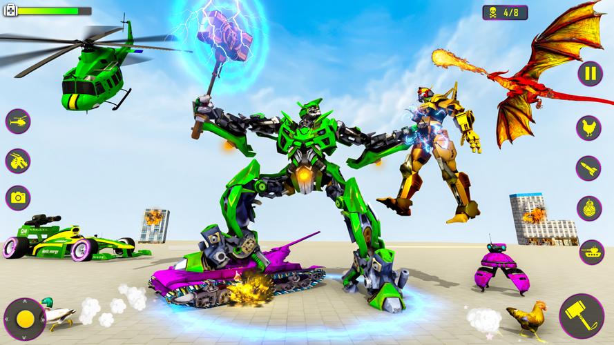 jogo de robô Captura de tela 2