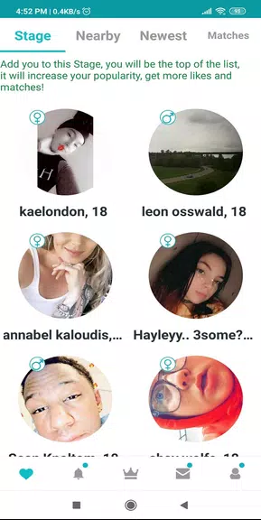 Teen Date -US Teen Dating App for single teenagers ภาพหน้าจอ 0