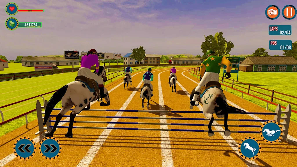 Horse Riding:Horse Racing Game ဖန်သားပြင်ဓာတ်ပုံ 2