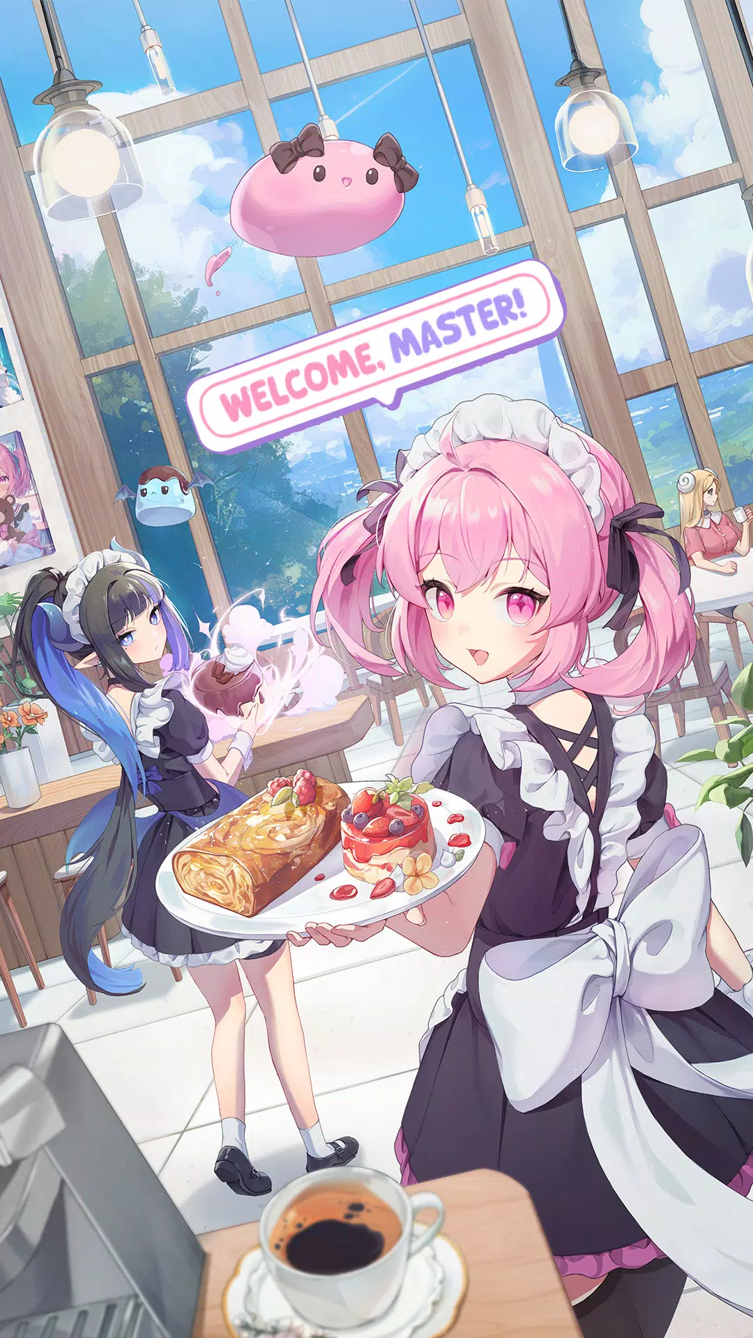 Merge Maid Cafe - Isekai Story ภาพหน้าจอ 0