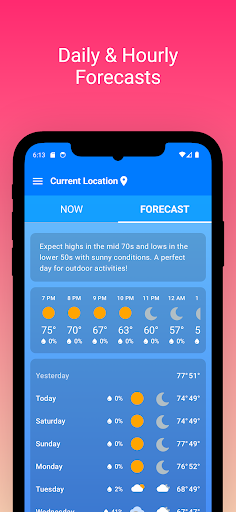 Weather on Homescreen Screenshot 2